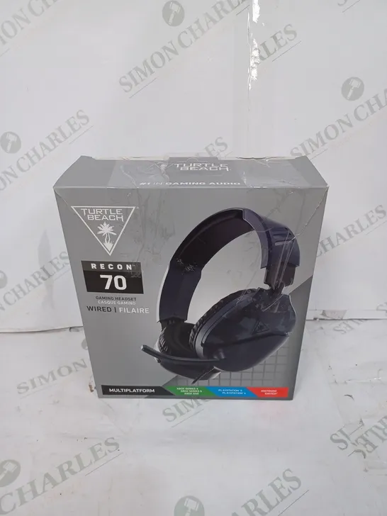 TURTLE BEACH RECON 70 MULTIPLATFORM WIRED GAMING HEADSET 