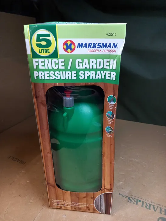 MARKSMAN 5 LITRE FENCE/GARDEN PRESSURE SPRAYER