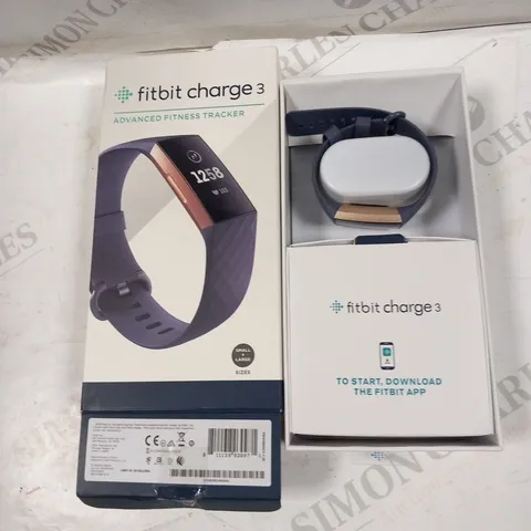 BOXED FITBIT CHARGE 3 ADVANCED FITNESS TRACKER