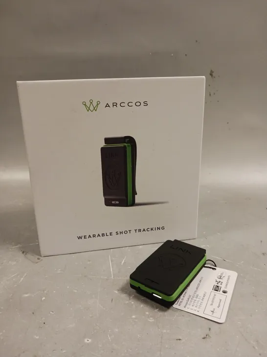 BOXED ARCCOS WEARABLE SHOT TRACKING DEVICE 