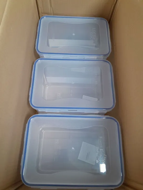 BOX OF 6 3.9 LITRE FOOD CONTAINERS 