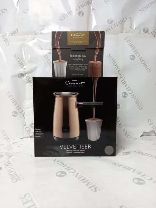 HOTEL CHOCOLAT FELVETISER DRINKING CHOCOLATE MACHINE BLACK RRP £124.99