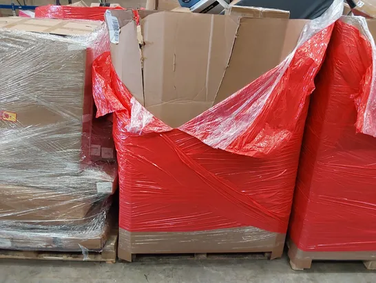 PALLET OF ASSORTED ITEMS INCLUDING: BLADELESS PURIFIER & HEATER FAN, IRONING BOARD, MODERN LED CEILING LIGHT, SHOE RACK, TOILET SEAT