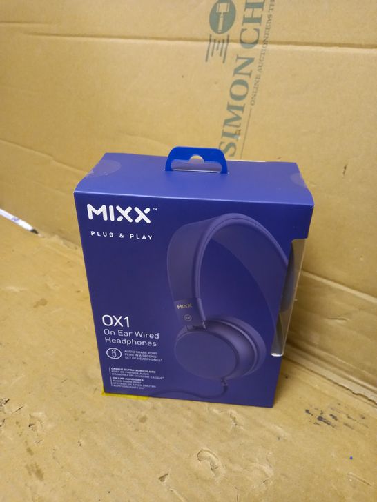 MIXX OX1 ON EAR WIRED HEADPHONES
