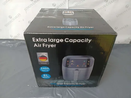 BOXED EXTRA LARGE CAPACITY AIR FRYER IN WHITE