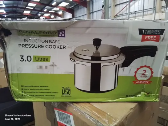 ROYALFORD INDUCTION BASE 3L PRESSURE COOKER