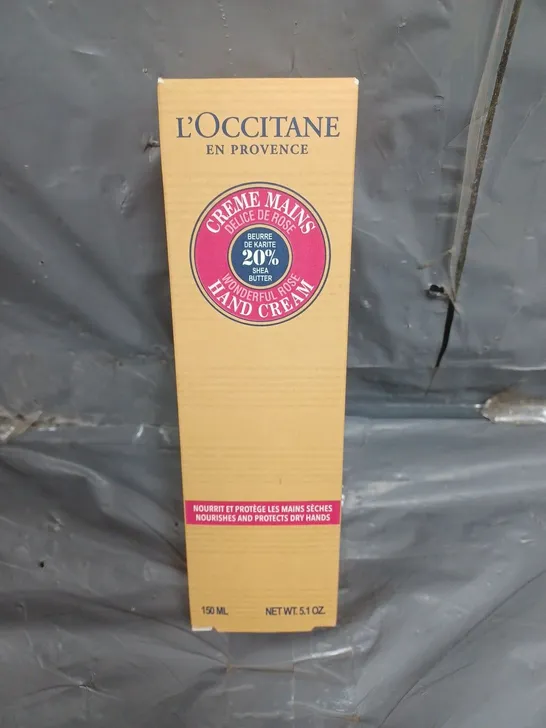 L'OCCITANE SHEA BUTTER WONDERFUL ROSE HAND CREAM