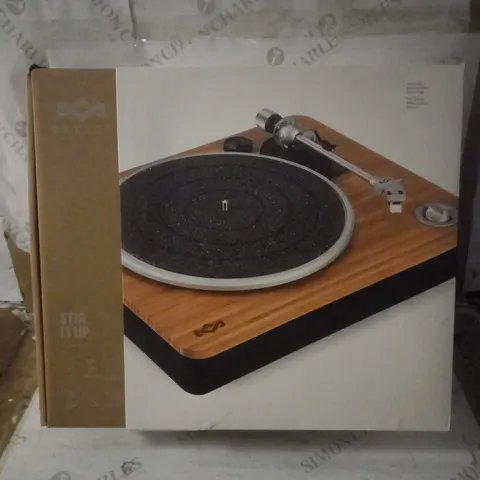 BRAND NEW BOXED HOUSE OF MARLEY STIR IT UP TURNTABLE EM-JT000-SBX