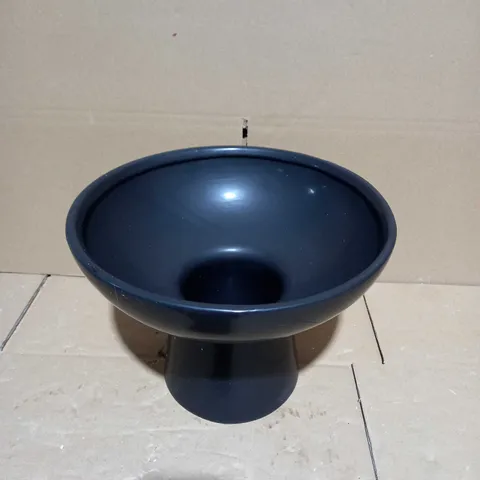 K BY KELLY HOPPEN FOOTED BOWL - BLACK