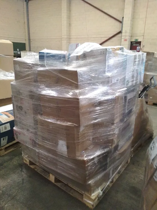 PALLET OF APPROXIMATELY 49 UNPROCESSED RAW RETURN HOUSEHOLD AND ELECTRICAL GOODS TO INCLUDE;