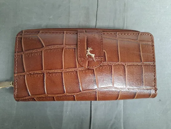 ASHWOOD LEATHER BROWN LEATHER PURSE