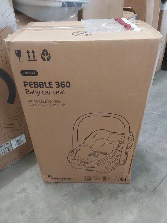 BOXED MAXI-COSI PEBBLE 360 BABY CAR SEAT 