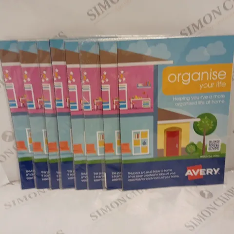 LOT OF 8 PACKS OF AVERY 42 LABEL SHEETS