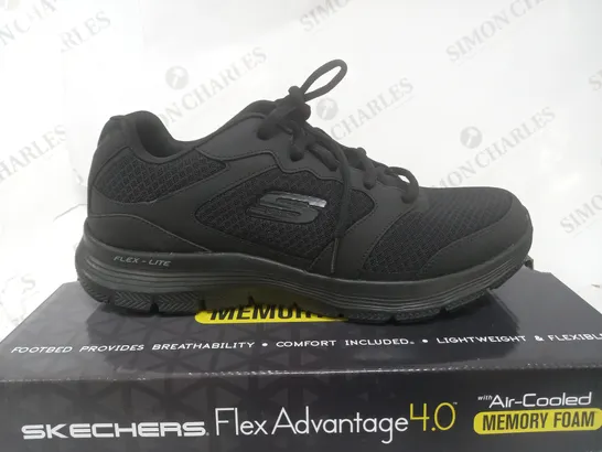 SKETCHERS MENS FLEX TRAINER BLACK SIZE 9UK (MENS)