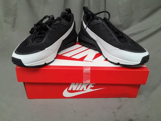 BOXED PAIR OF NIKE AIR MAX PULSE SHOES IN BLACK/GREY UK SIZE 6