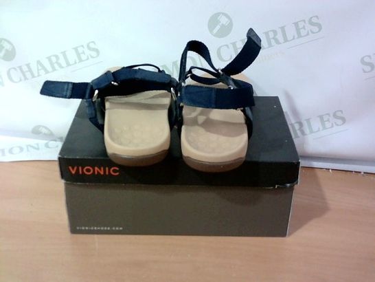 BOXED PAIR OF VIONIC SANDALS - SIZE 7