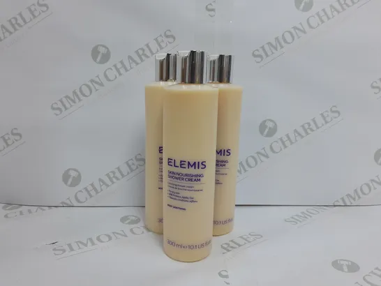 3 X ELEMIS SKIN NOURISHING SHOWER CREAM 300ML 