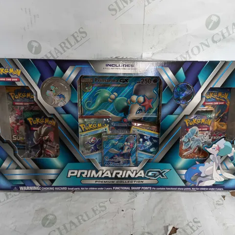 POKEMON TCG PRIMARINA GX PREMIUM COLLECTION BOARD & CARD GAMES