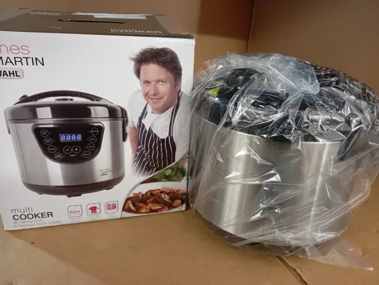 BOXED JAMES MARTIN 4L MULTI COOKER