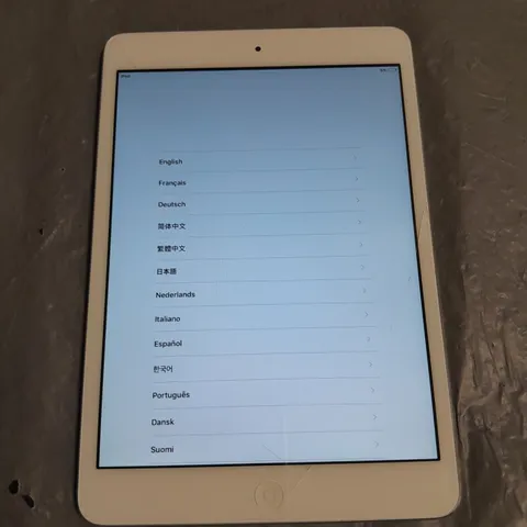 UNBOXED APPLE IPAD MINI IN WHITE - A1432