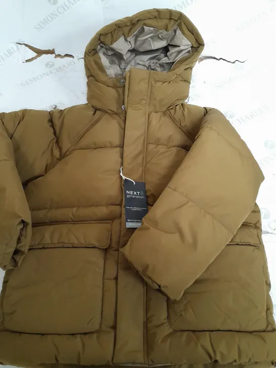 NEXT GENERATION LIGHT KHAKI PADDED COAT - 7 YEARS