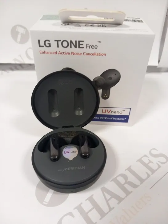 BOXED LG TONE FREE ENHANCED ACTIVE NOISE CANCELLATION UV NANO EARBUDS