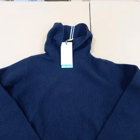 JOULES TURTLENECK JUMPER FRENCH NAVY SIZE 12