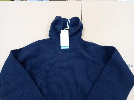 JOULES TURTLENECK JUMPER FRENCH NAVY SIZE 12