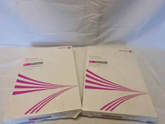 2 BRAND NEW XEROX PERFORMER MULTIFUNCTIONAL PAPER 80GSM 500 SHEETS PER REAM A3 WHITE - REF 003R90569 [1 REAM]