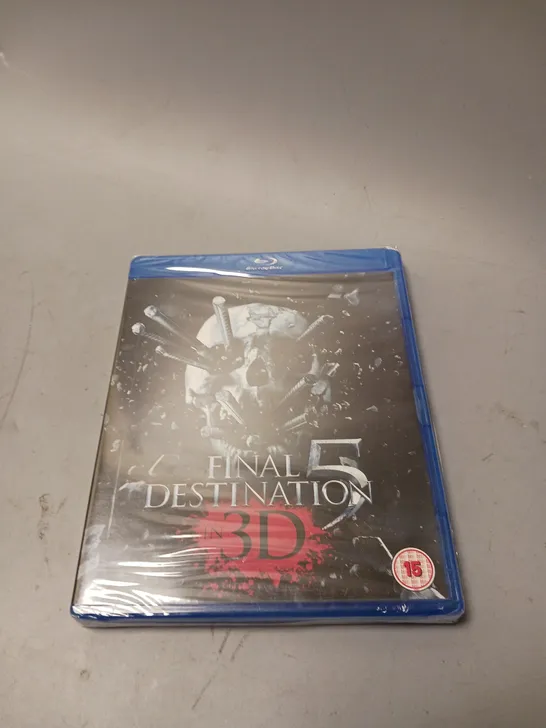 SEALED FINAL DESTINATION 5 IN 3D BLU-RAY