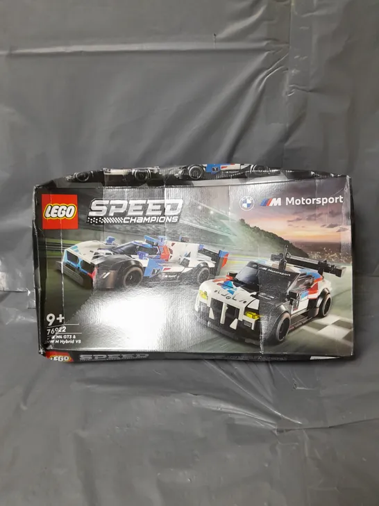 LEGO SPEED CHAMPIONS BMW M4 GT3 & BMW M HYBRID V8 RACE CARS RRP £35.99