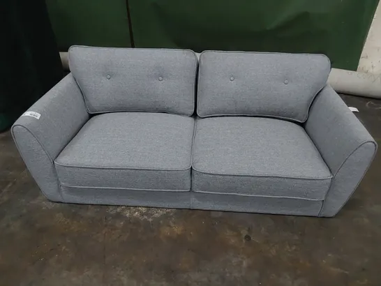 DESIGNER TWO SEATER SOFA GREY FABRIC 