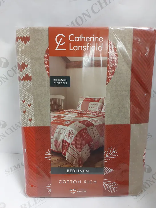 CATHERINE LANSFIELD KINGSIZE CHRISTMAS DUVET SET