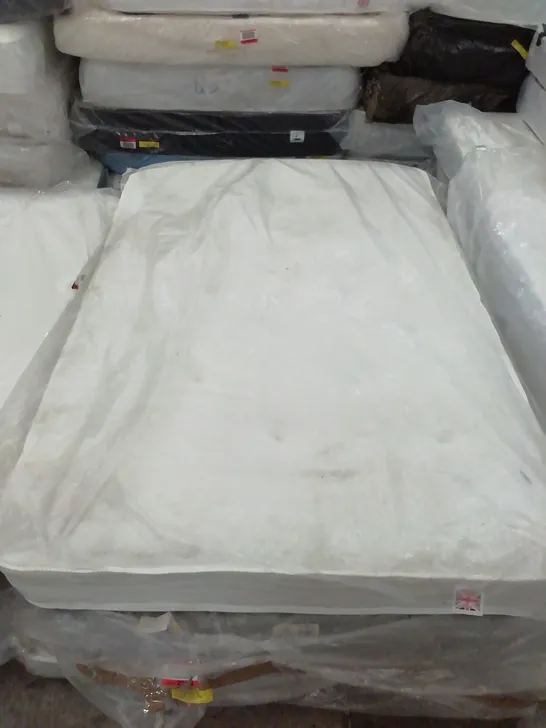 QUALITY BAGGED AIR CONDITIONED POCKET SPRUNG 1000 SMALL DOUBLE 4' MATTRESS