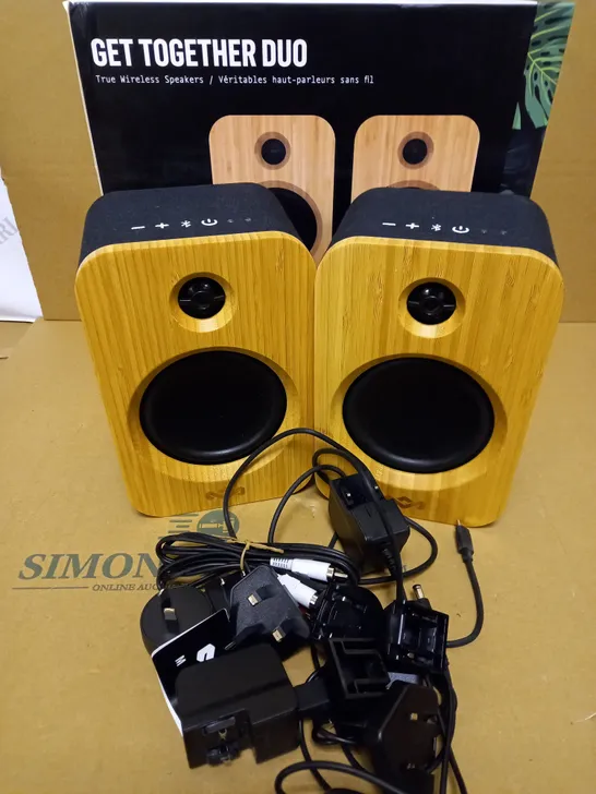 HOUSE OF MARLEY GET TOGETHER DUO WIRELESS SPEAKERS 