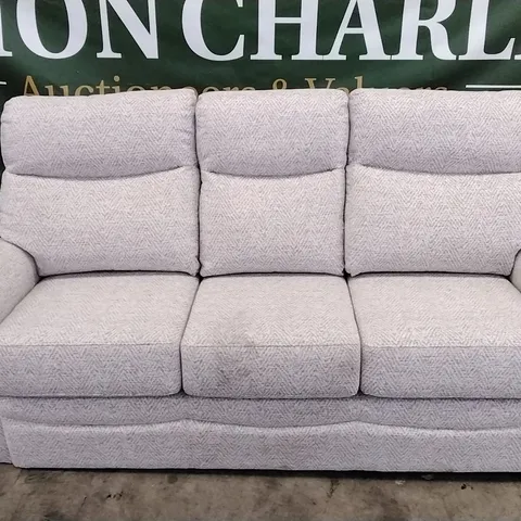 QUALITY BRITISH DESIGNED & MANUFACTURED G PLAN AVON 19 3 SEATER SOFA PINNACLE MIST FABRIC