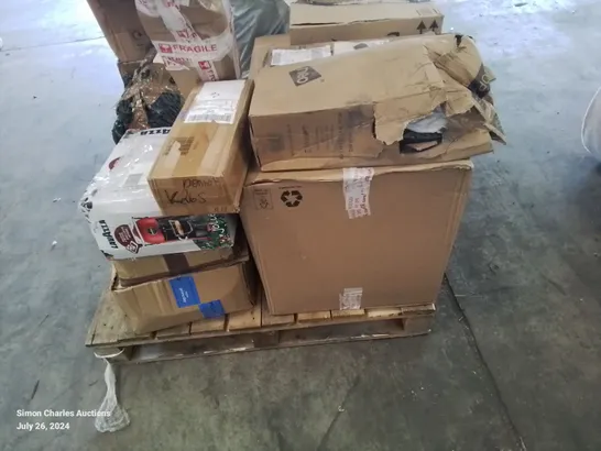 PALLET OF VARIOUS HOUSEHOLD AND GARDEN ITEMS