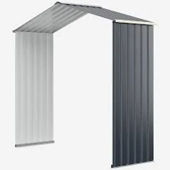 BOXED OUTDOOR STORAGE SHED EXTENSION KIT FOR 203 CM SHED WIDTH