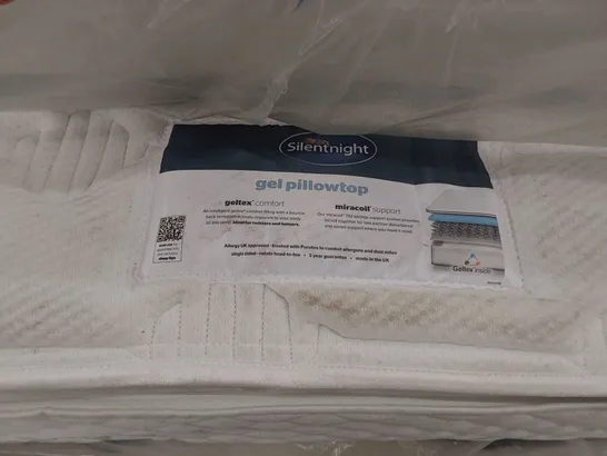 QUALITY UN BAGGED 5' KINGSIZE SILENTNIGHT GEL PILLOWTOP MATTRESS 