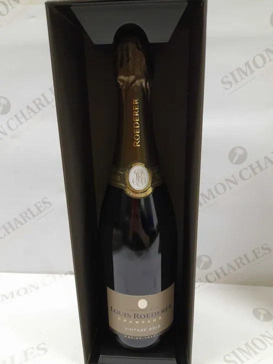 BOXED LOUIS ROEDERER VINTAGE 2012 CHAMPAGNE 750ML