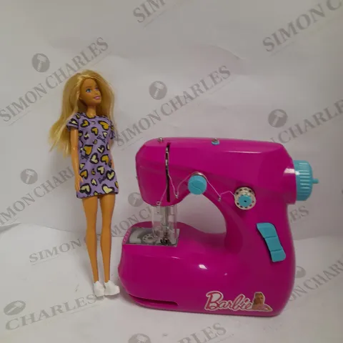 BARBIE SEWING MACHINE SET