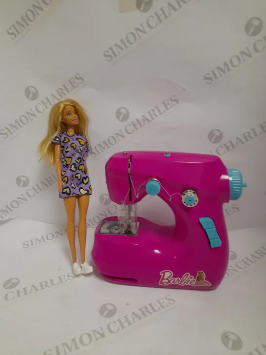 BARBIE SEWING MACHINE SET RRP £42.99