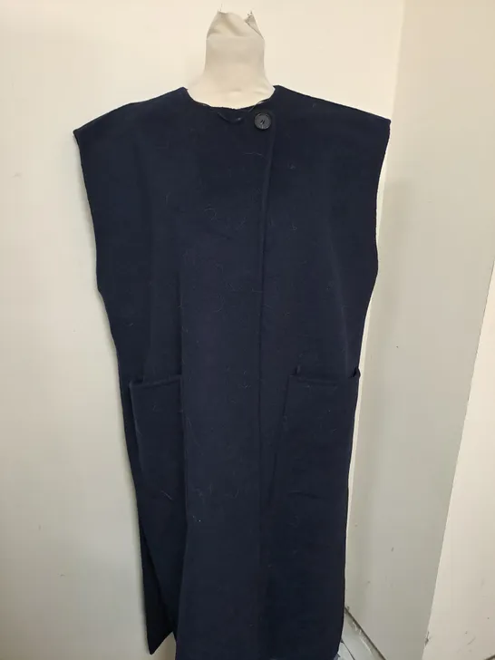 ZARA SLEEVELESS WRAP PLAYSUIT ROMPER IN NAVY SIZE M-L