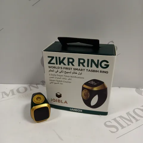 BOXED UMEOX SMART ZIKR RING 
