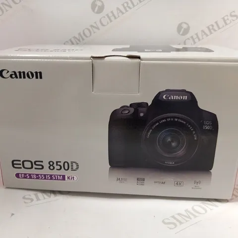 BOXED CANON EOS 850D EF-S 18-55 IS STM KIT 