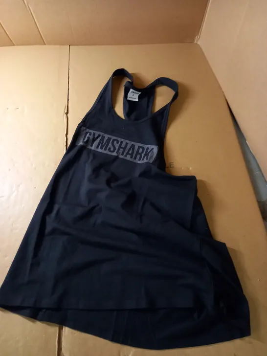 GYMSHARK BLACK TRAINING TANK TOP - M