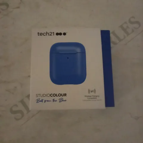 LOT OF 126 BRAND NEW TECH21 STUDIO COLOUR HARDSHELL CASE FOR AIRPODS GEN 1&2 - BOLT FROM THE BLUE