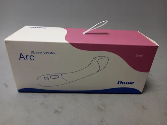 BOXED AND SEALED DAME ARC VIBRATOR IN BERRY