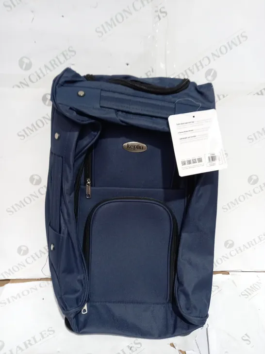 BLUE WHEELED HAND LUGGAGE CARRY ON TRAVEL CASE