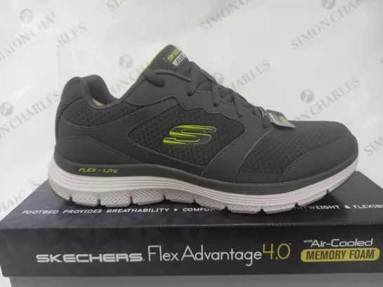 SKETCHERS MENS FLEX TRAINER GREY SIZE 10UK (MENS)